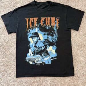 Black Ice Cube Graphic T-Shirt